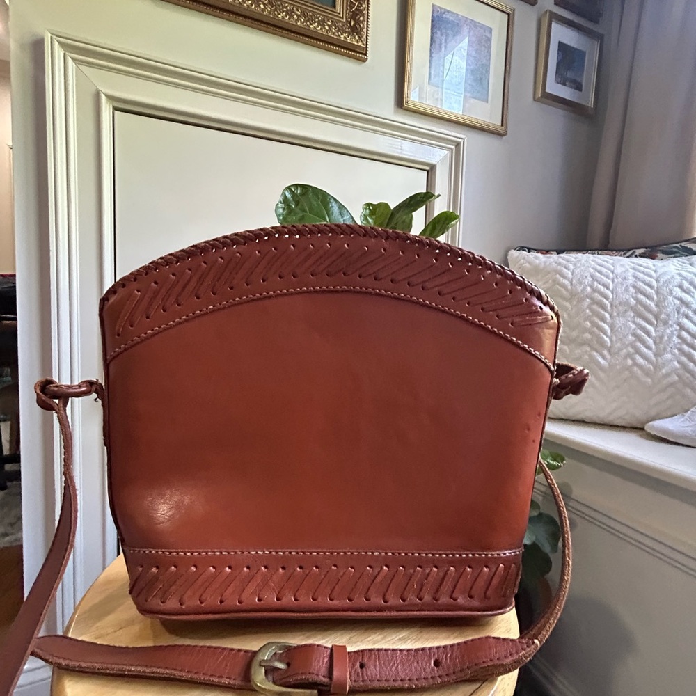 🤎 Inge Christopher Brown Leather Vintage Shoulder Bag 🤎